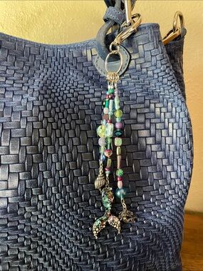 Handmade Beaded Mermaid Purse Charm